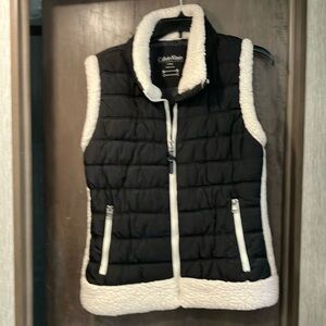 Calvin Klein black and white washable vest.